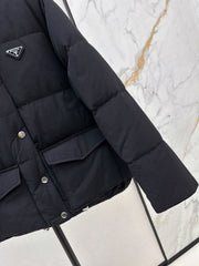Stand-up collar down jacket