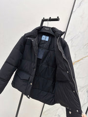 Stand-up collar down jacket