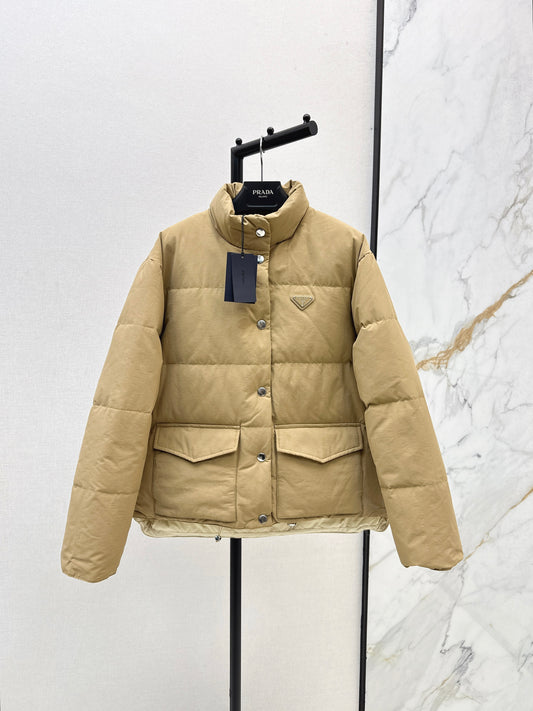 Stand-up collar down jacket