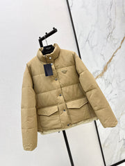 Stand-up collar down jacket