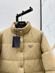 Stand-up collar down jacket