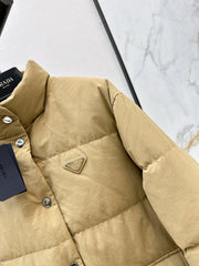 Stand-up collar down jacket