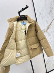 Stand-up collar down jacket