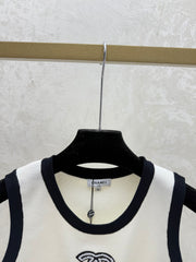 striped vest
