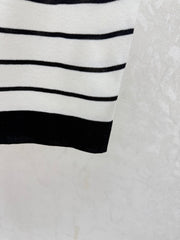 striped vest
