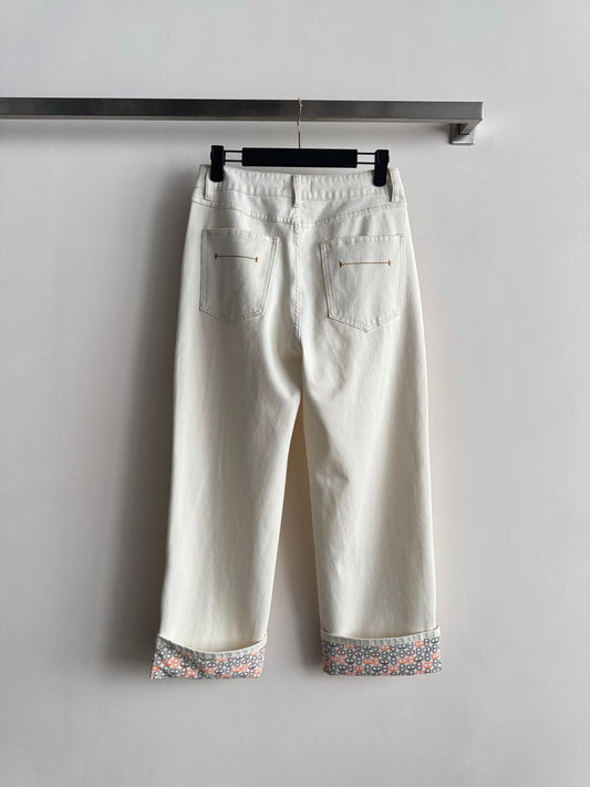 White Denim Jeans