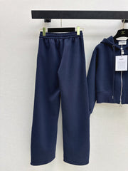 Badge-decorated casual set