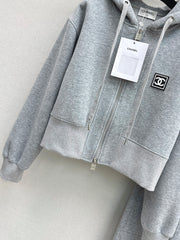 Badge-decorated casual set