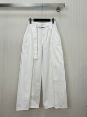 Belted Jeans