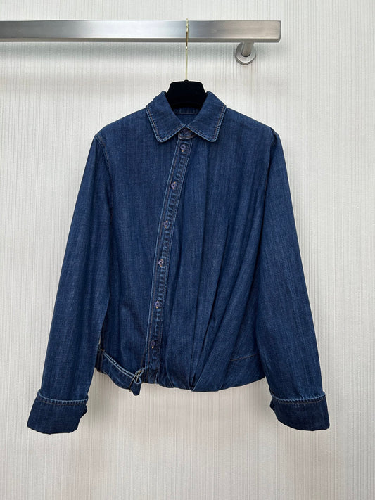 Denim shirt jacket