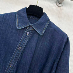 Denim shirt jacket