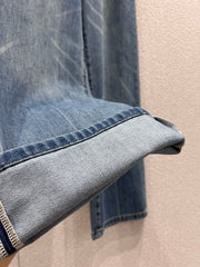 Embossed Pocket Jeans