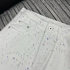 Embossed Pocket Jeans