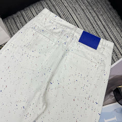 Embossed Pocket Jeans