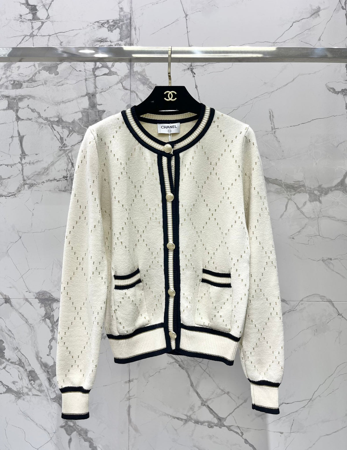 Logo Long-Sleeve Cardigan