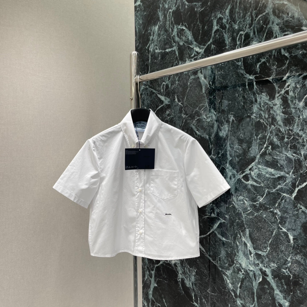 Collared Short-Sleeve Shirt