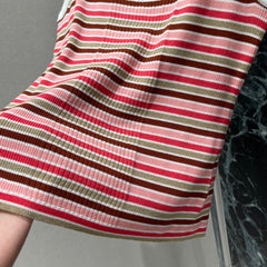 Striped Knit Vest
