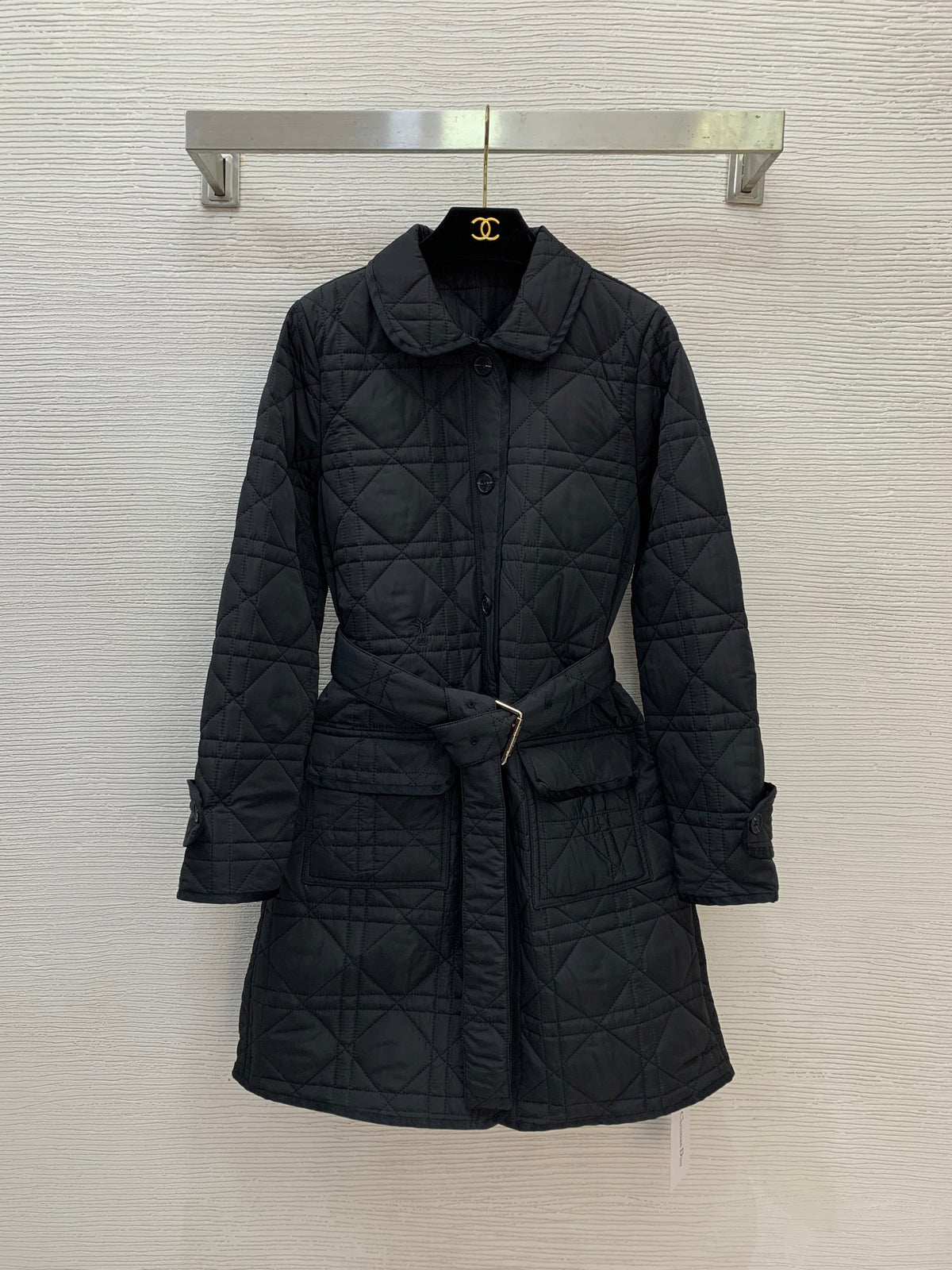 Tengger Pattern Slim Fit Cotton-padded Jacket