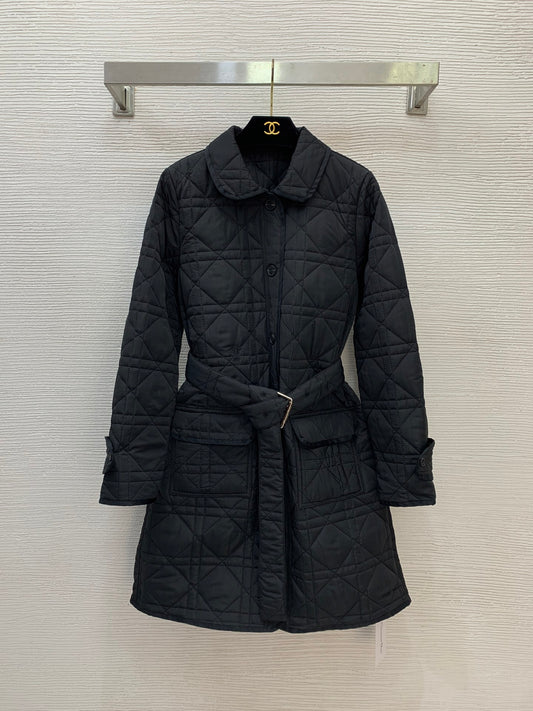 Tengger Pattern Slim Fit Cotton-padded Jacket