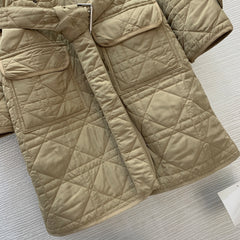 Tengger Pattern Slim Fit Cotton-padded Jacket