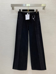 Printed Loose Fit Versatile Jeans
