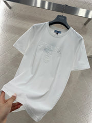 Gold-Stamped Logo T-Shirt