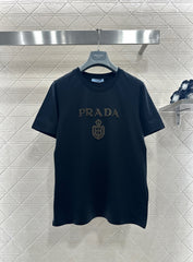 Gold-Stamped Logo T-Shirt