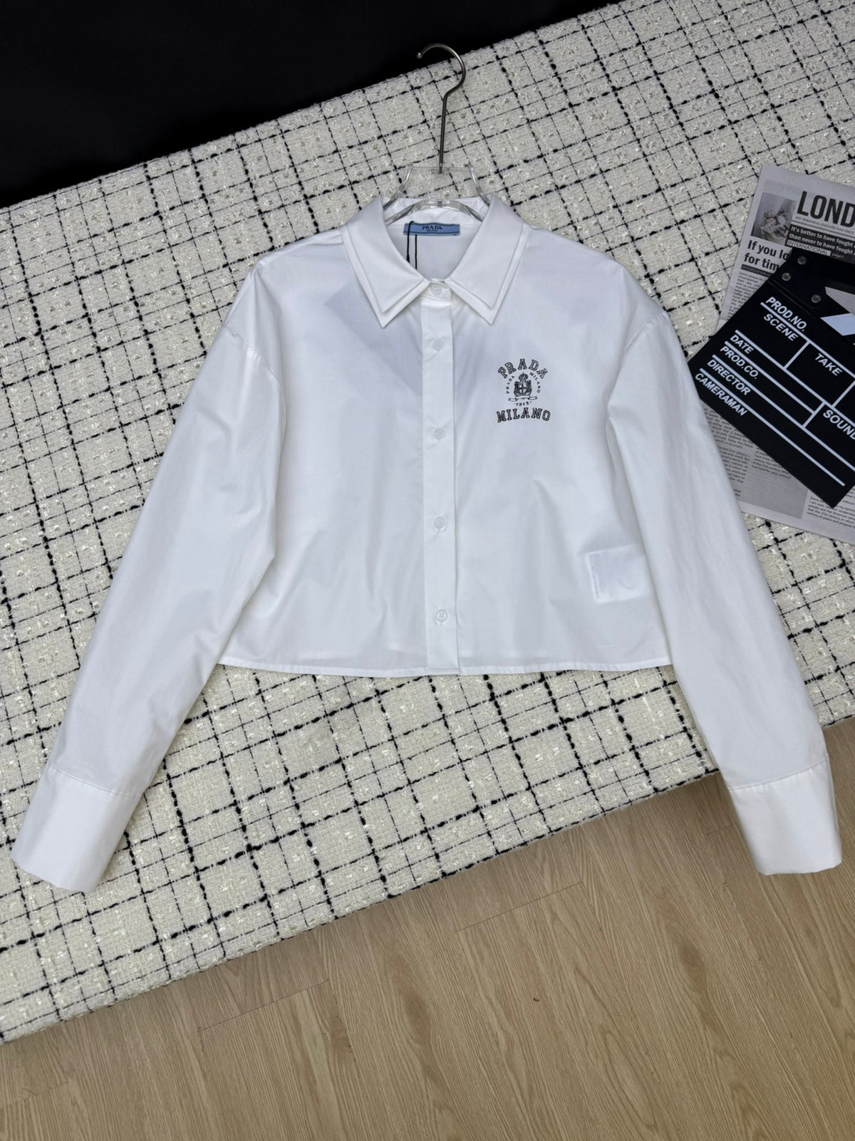 Classic letter print shirt