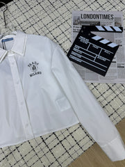 Classic letter print shirt