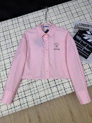 Classic letter print shirt