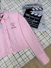 Classic letter print shirt