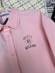 Classic letter print shirt