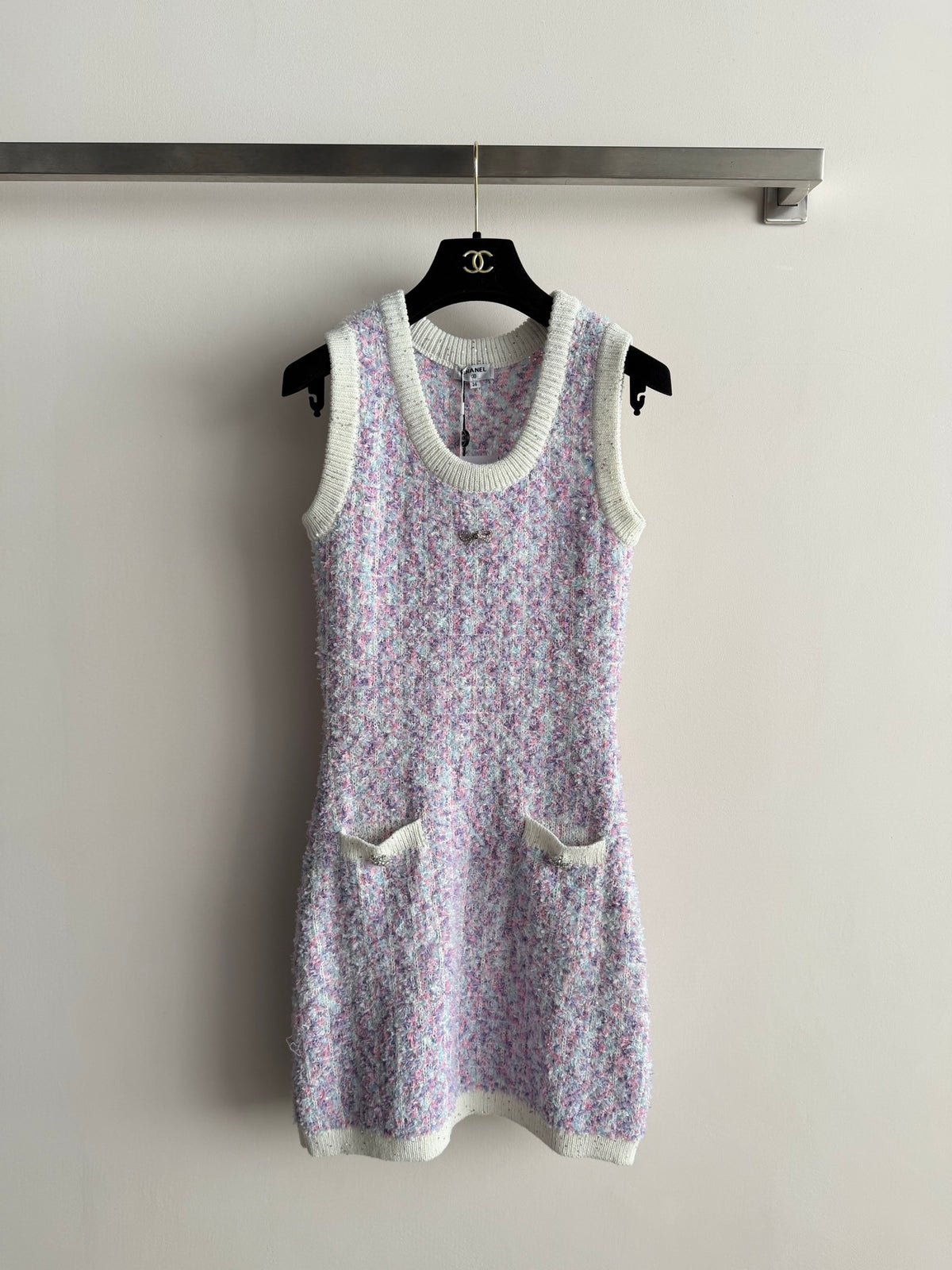 Tweed Sleeveless Dress