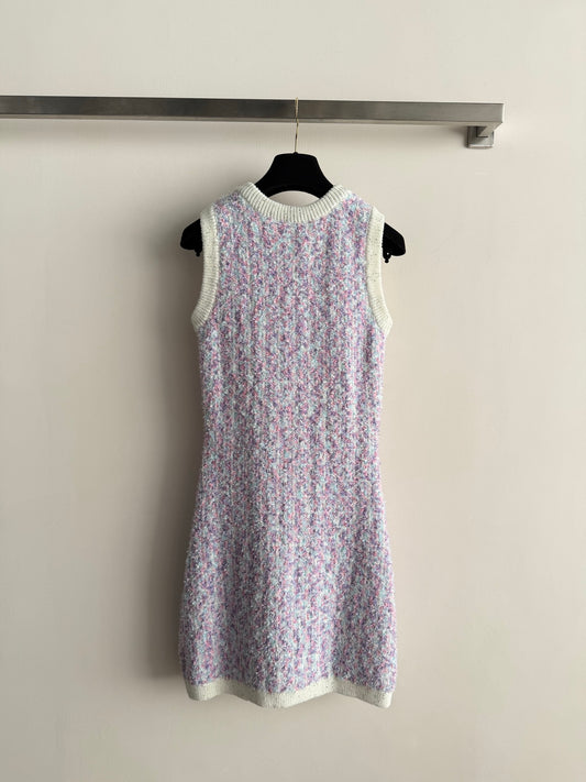 Tweed Sleeveless Dress