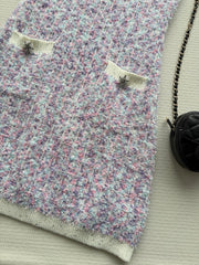 Tweed Sleeveless Dress