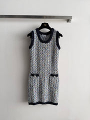 Tweed Sleeveless Dress