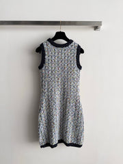 Tweed Sleeveless Dress