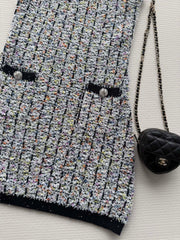 Tweed Sleeveless Dress
