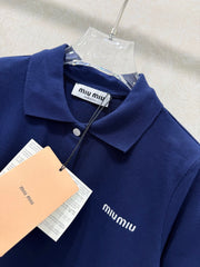 Collared Short-Sleeve Polo Shirt