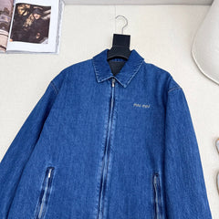 Collared Denim Jacket