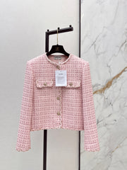 Youthful Pink Woven Jacket