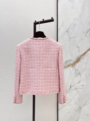Youthful Pink Woven Jacket