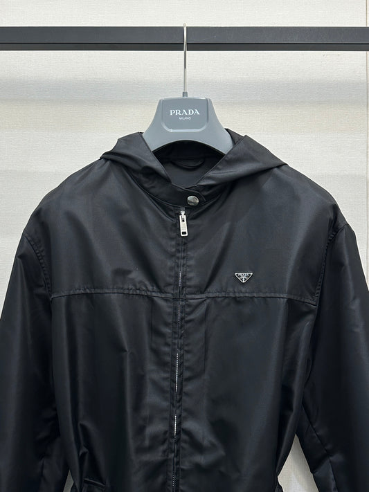 Hooded Windproof Jacket Dress