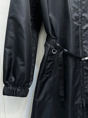 Hooded Windproof Jacket Dress