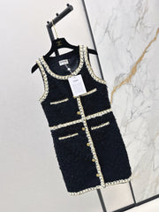 Woven Vest Dress