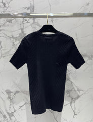 Stretch Fit Diamond Pattern short sleeves