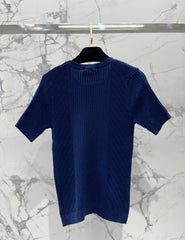 Stretch Fit Diamond Pattern short sleeves