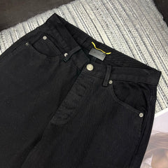 Straight-leg jeans