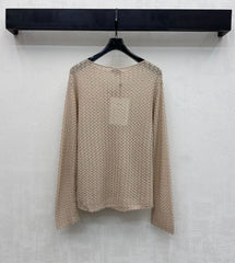 Wavy Knit Top