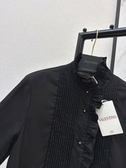 Ruffled Tencel Shirt